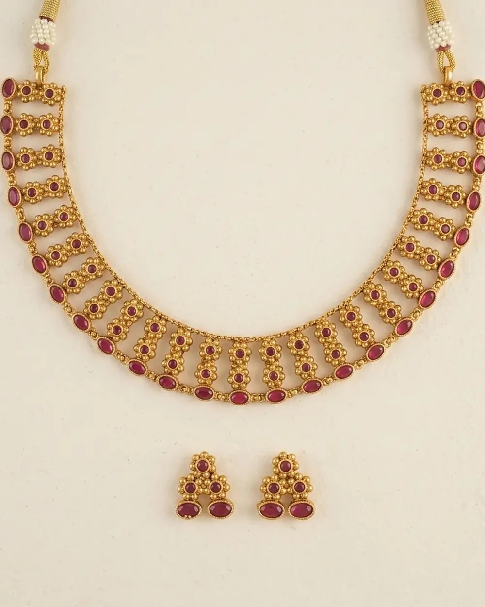 Antique Jaali Necklace Set