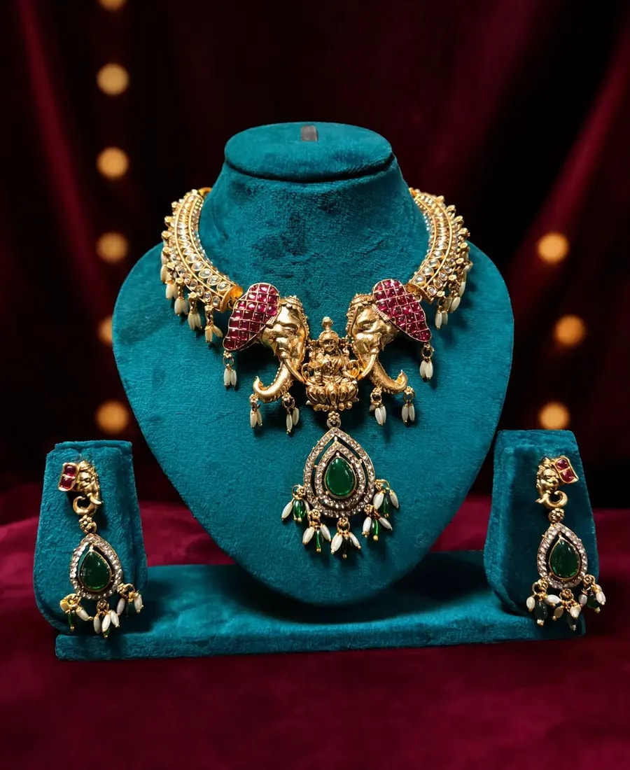 Gaja Alankara Necklace Set
