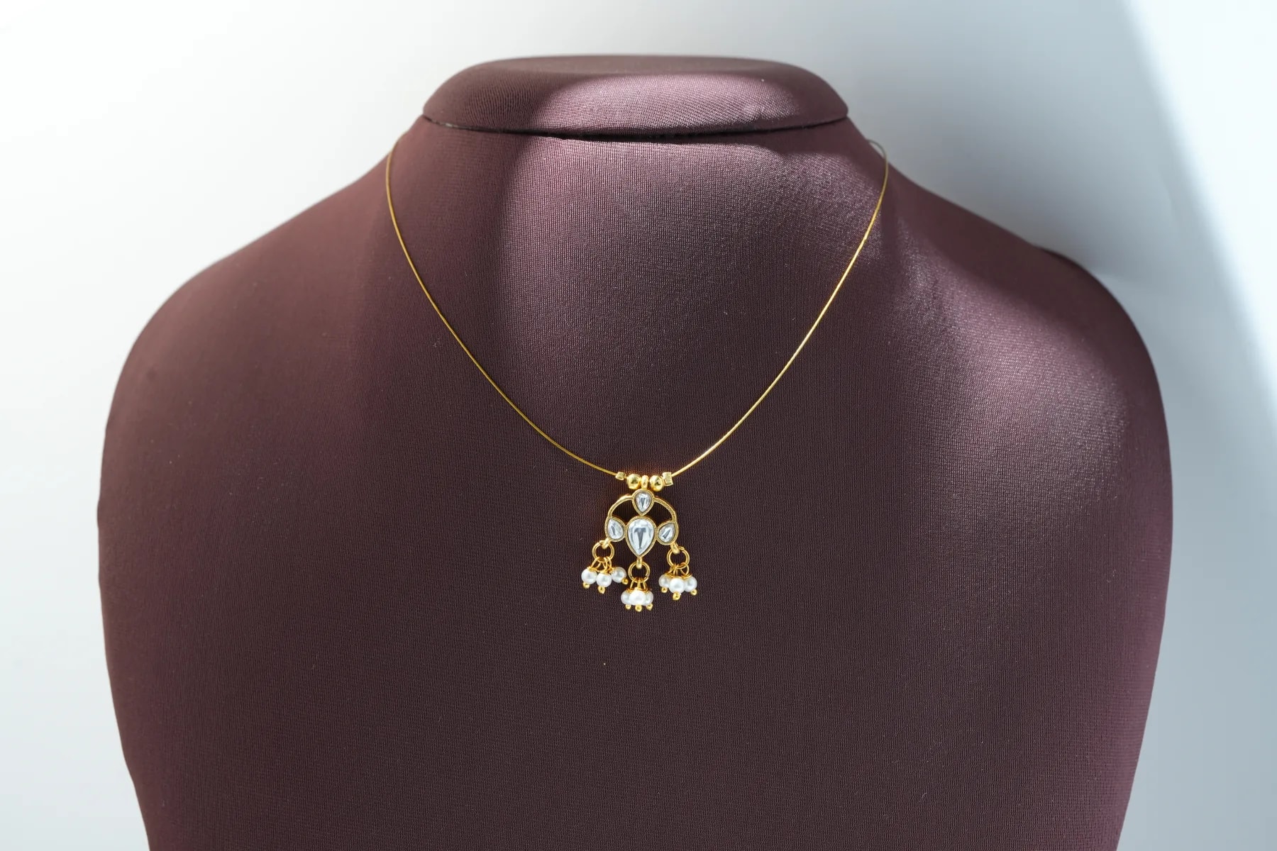 Jhumar Jadau Invisible Necklace