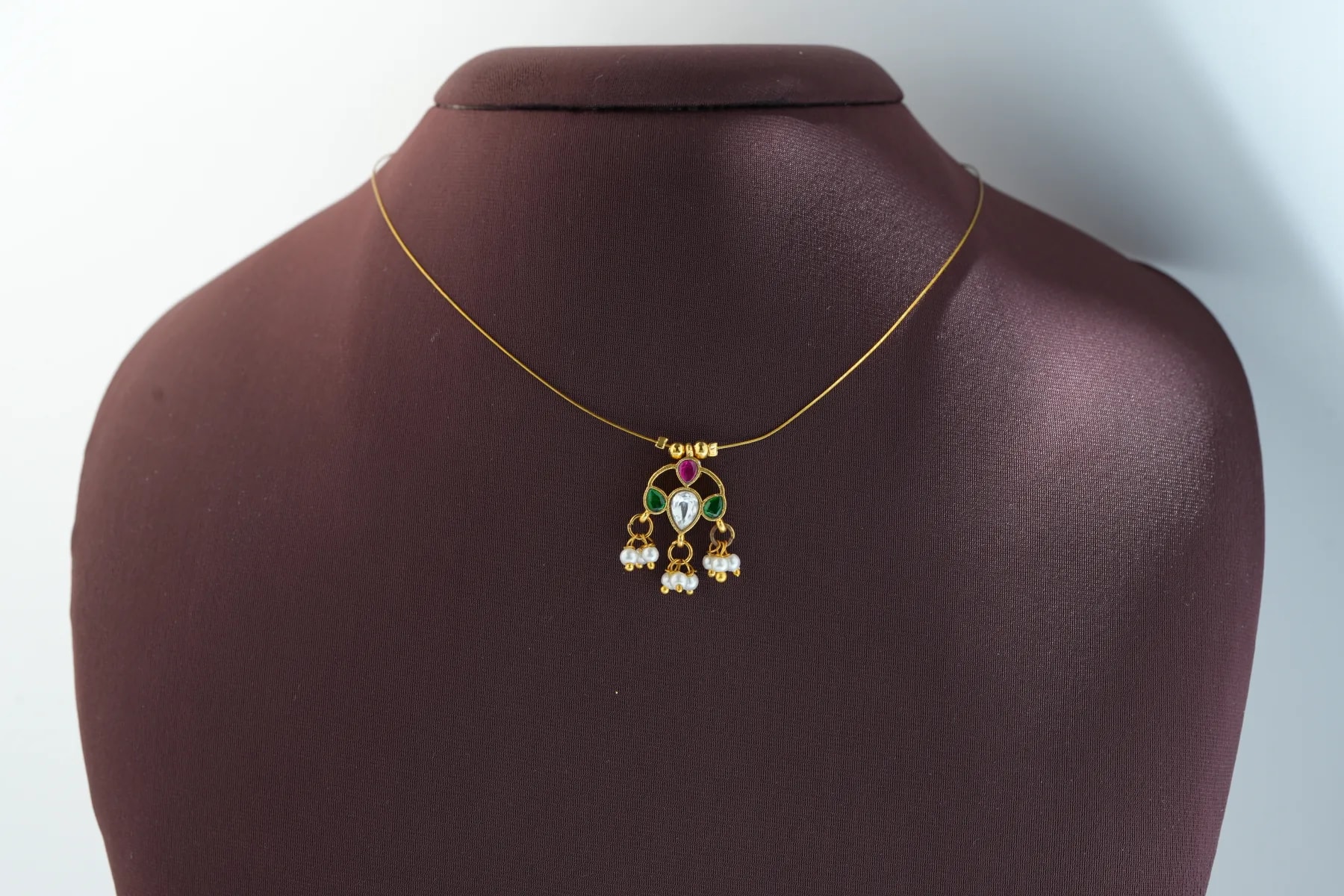 Jhumar Jadau Invisible Necklace
