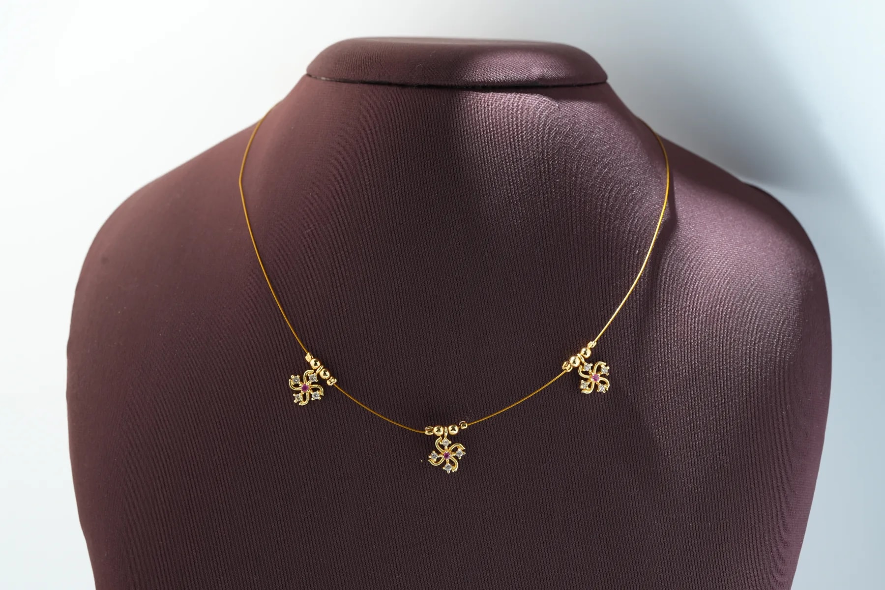 Buttercup Invisible Necklace (3 Charms)