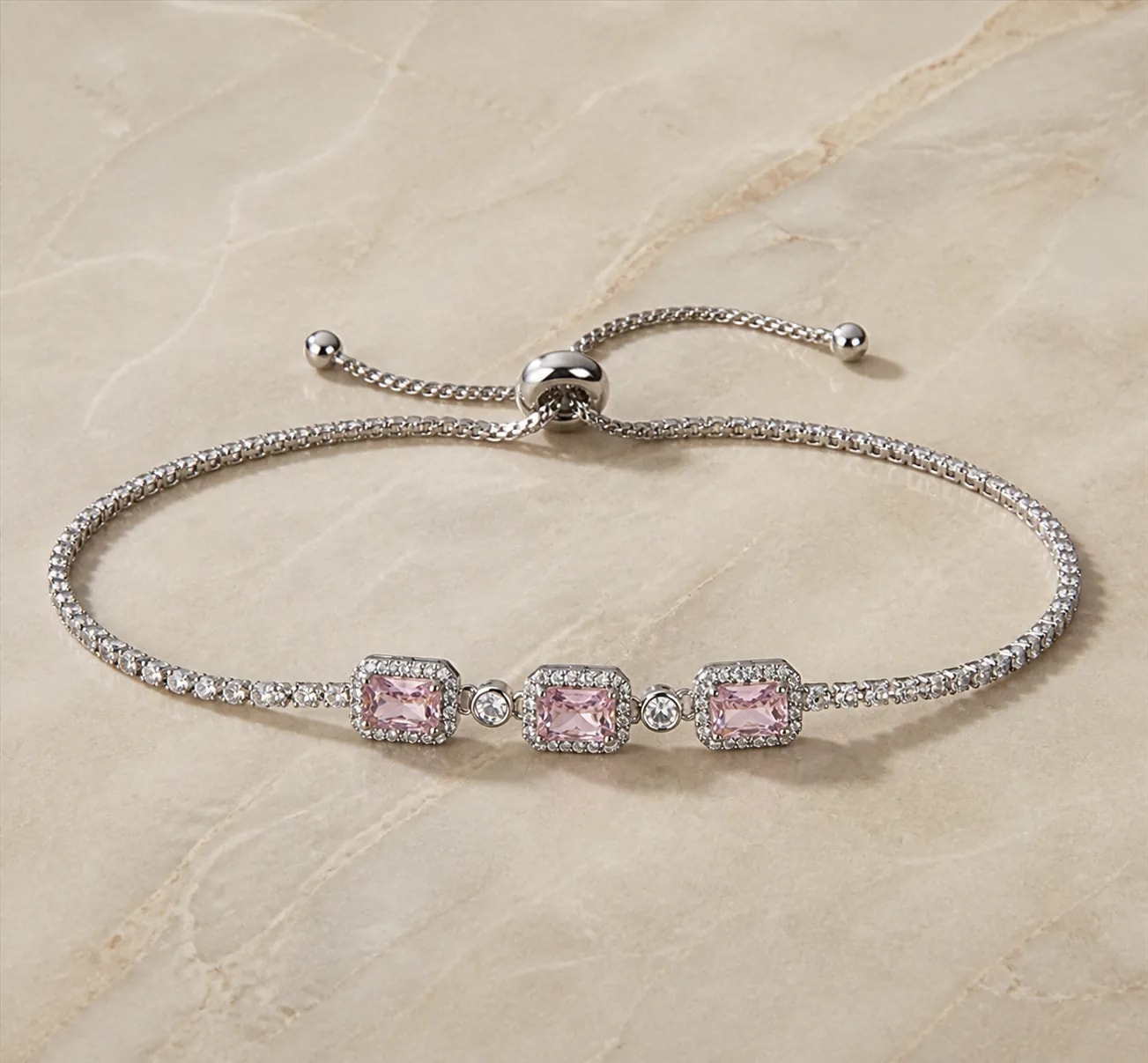Trio Luxe Gemstone Bracelet
