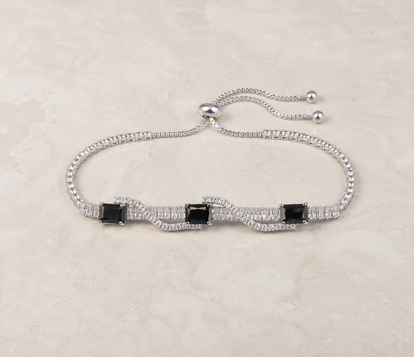 Luna Trio Wave Bracelet