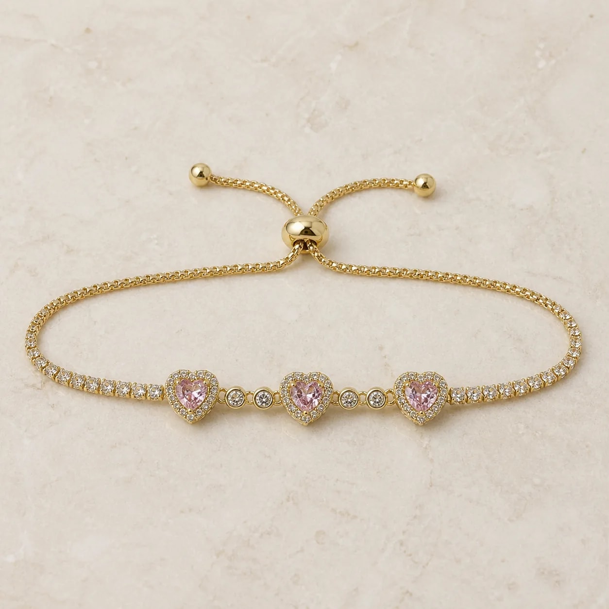 Eternal Heart Crystal Bracelet