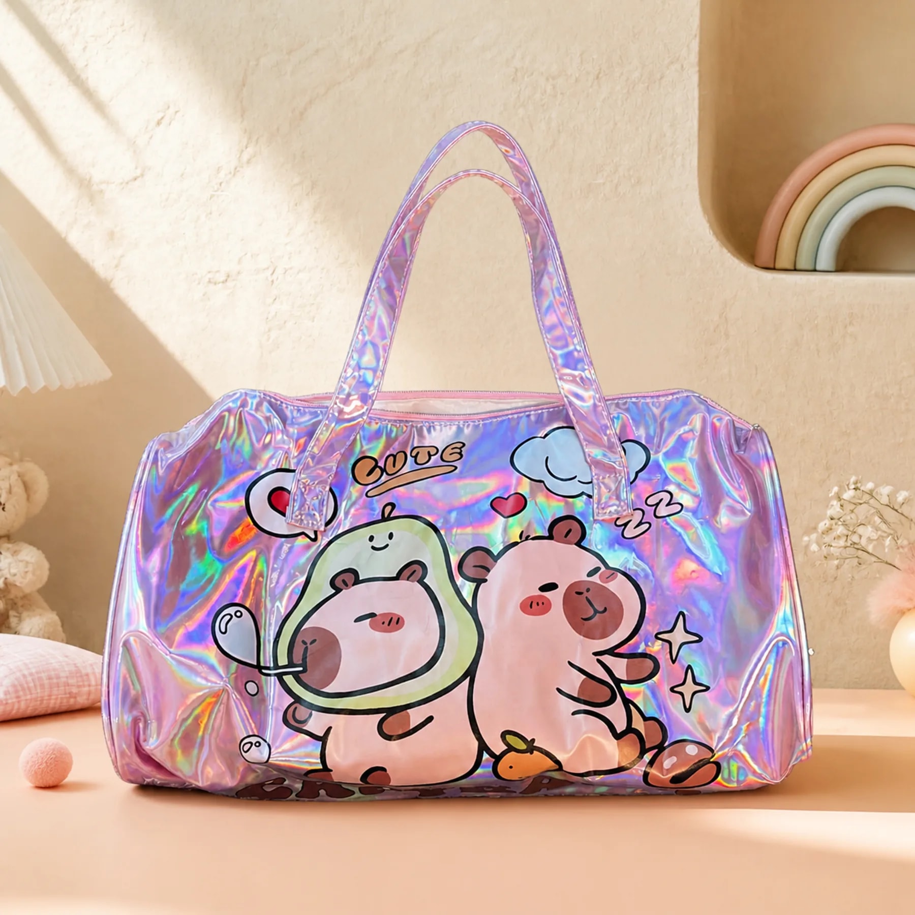 Holographic Kids Duffel Bag