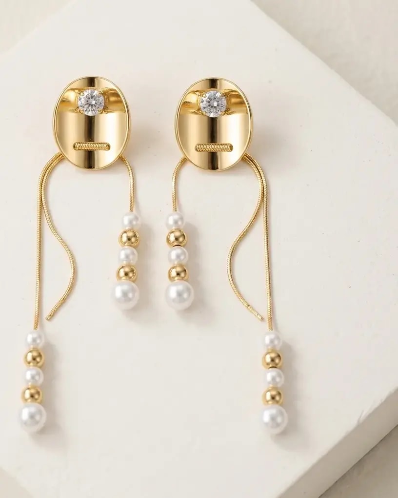 Luna Cascade Earrings