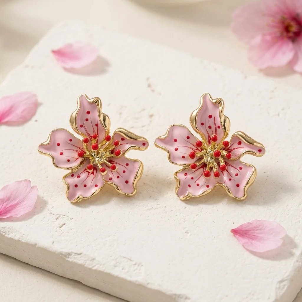 Cherry Blossom Glow Earrings