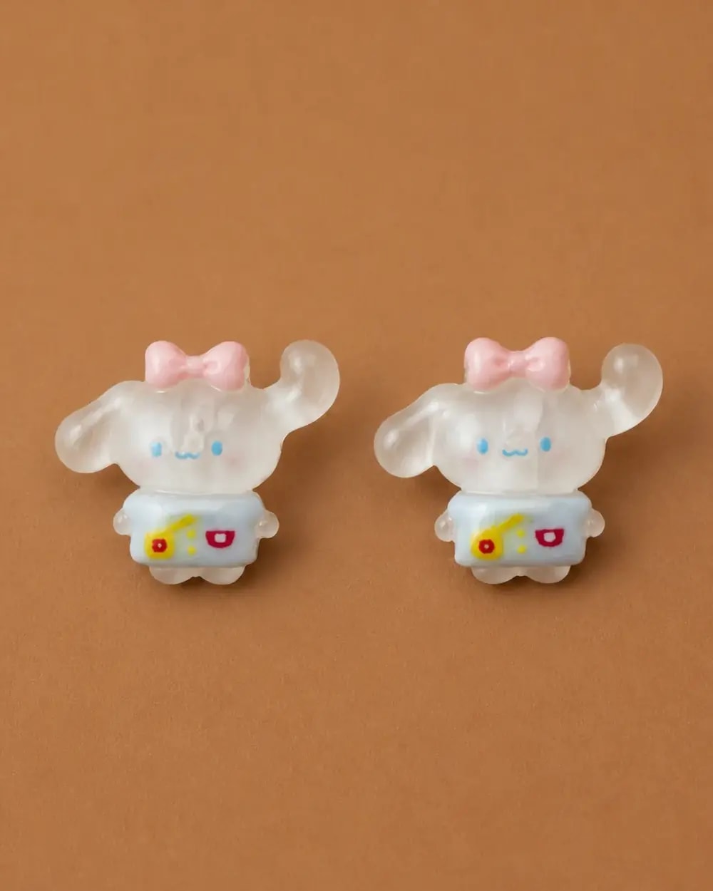 Kawaii Snowdrop Bunny Studs
