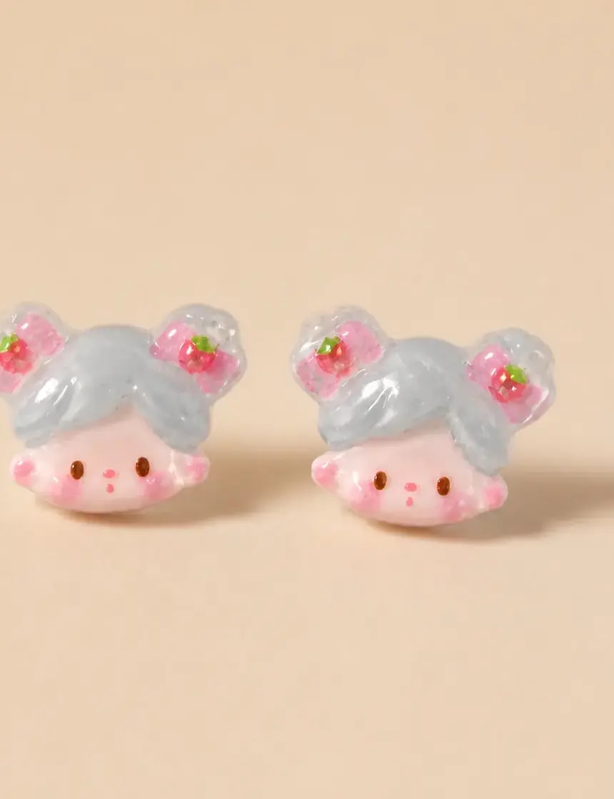 Petal Puff Studs