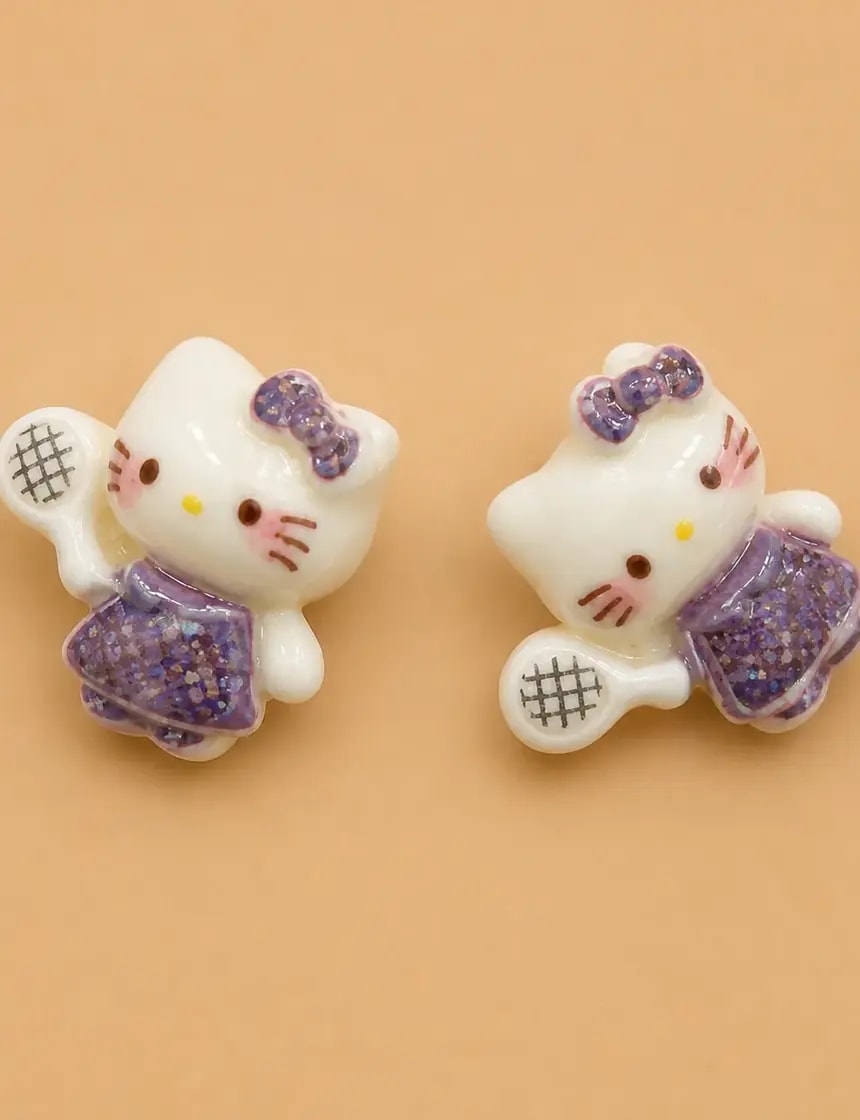 Smash & Spark Kitty Studs