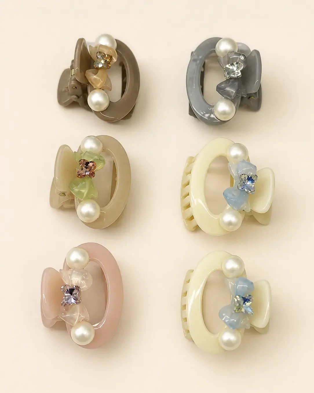 Pearl Elegance Hair Claw Clip