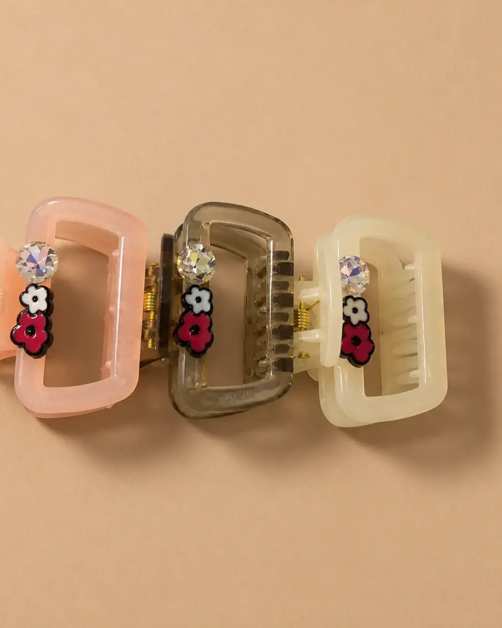 Petal Glow Hair Claw Clip