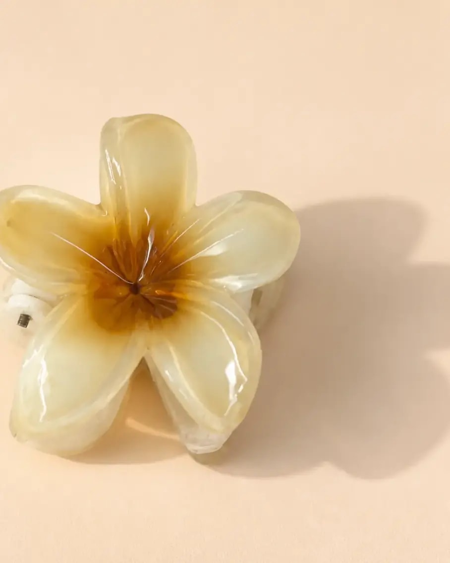 Blush Bloom Hair Claw Clip