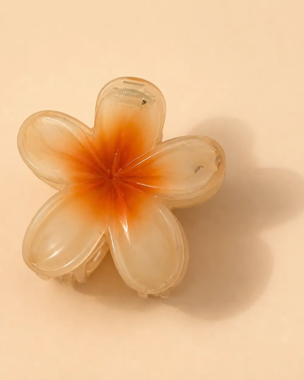 Blush Bloom Hair Claw Clip