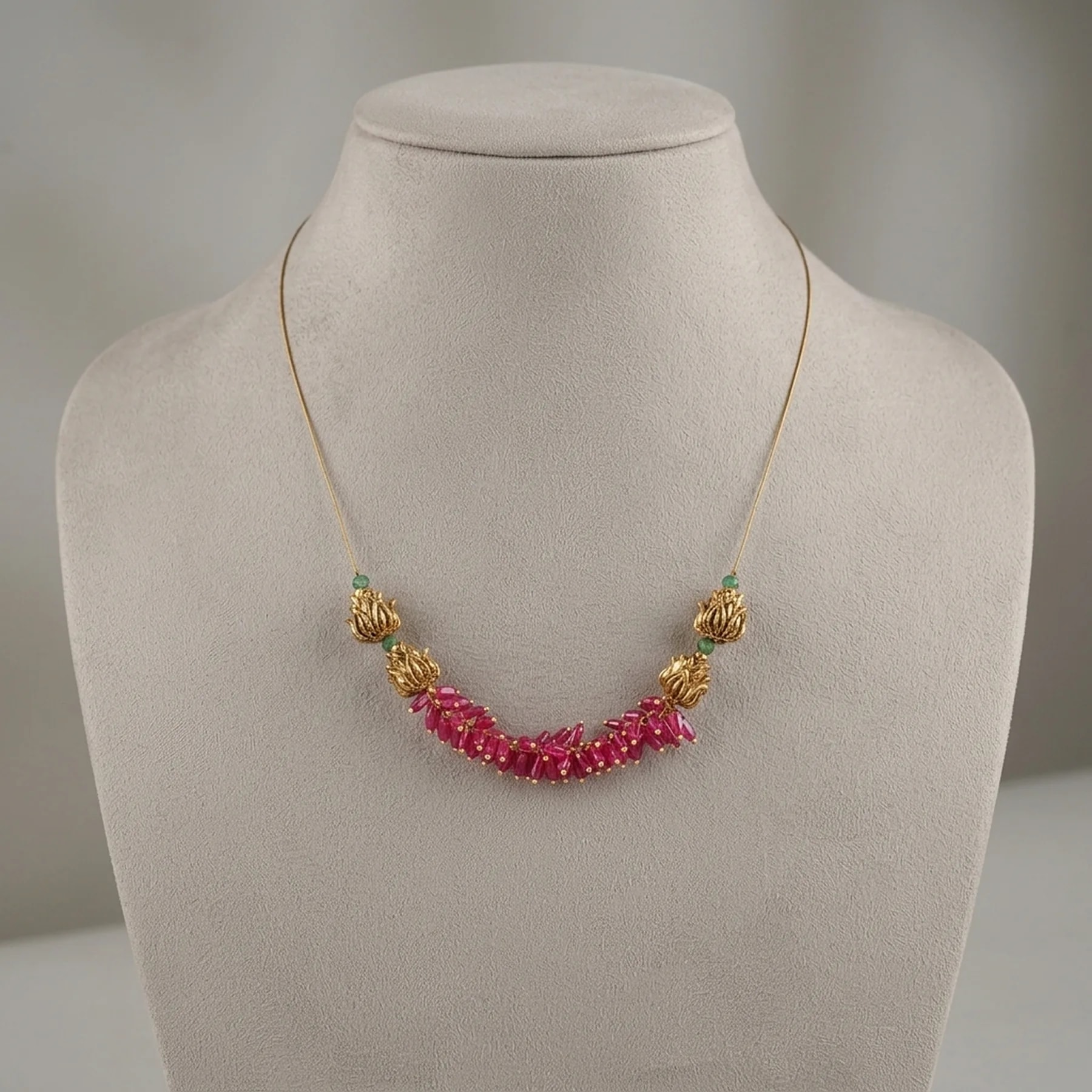 Lotus Guttapusalu Invisible Necklace