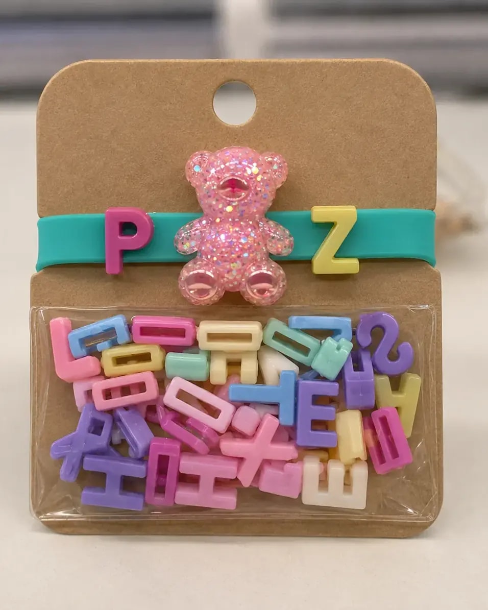 Handmade Creative DIY Alphabet Charm Bracelet Kit for Kids