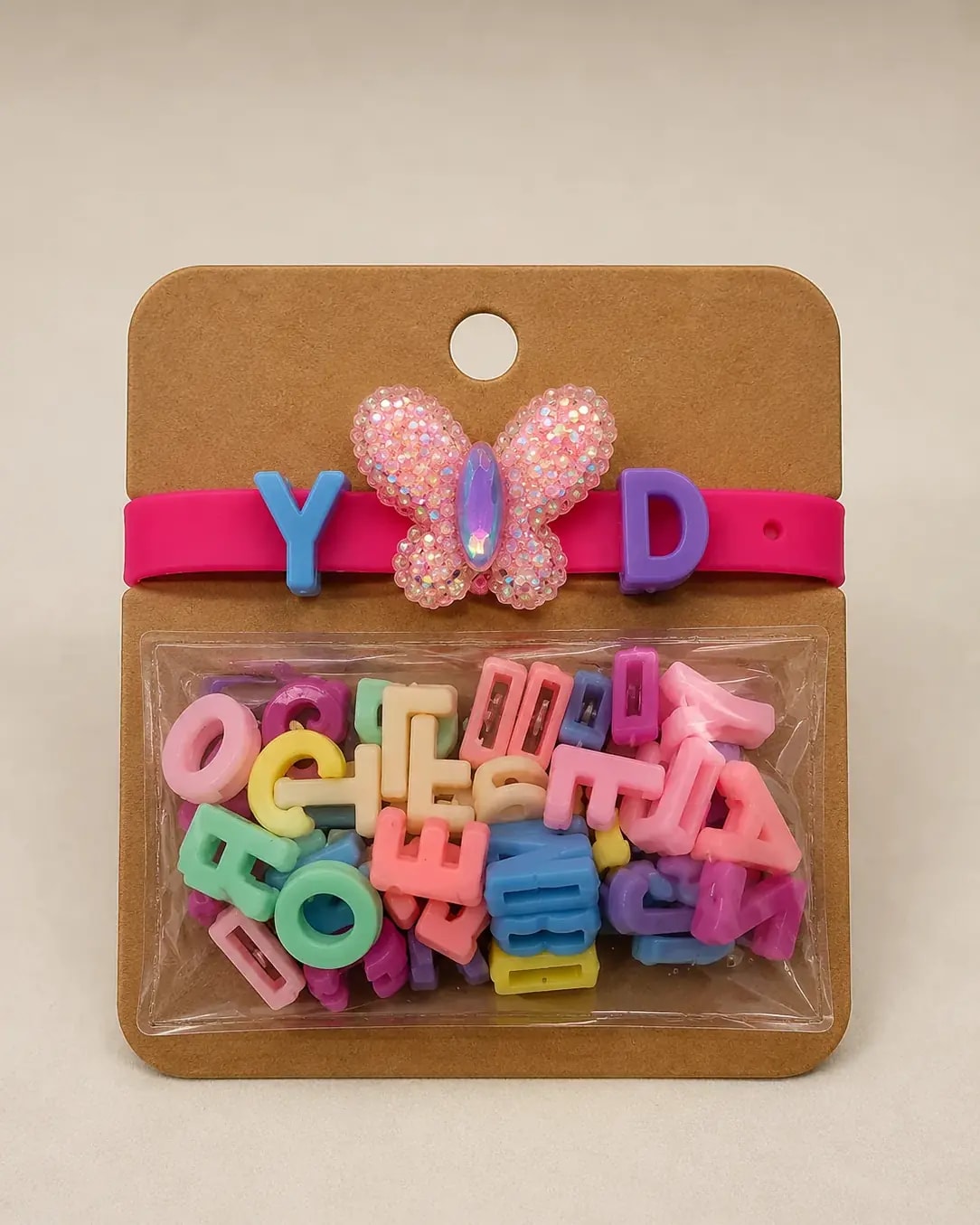 Handmade Creative DIY Alphabet Charm Bracelet Kit for Kids