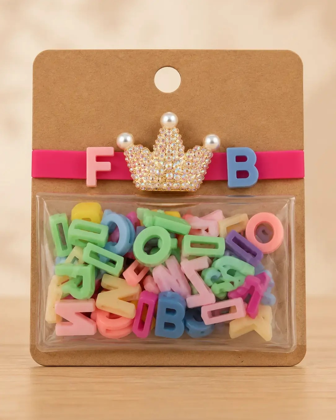 Handmade Creative DIY Alphabet Charm Bracelet Kit for Kids