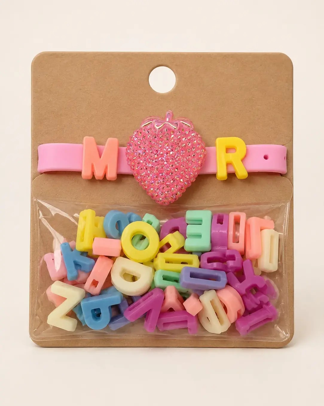 Handmade Creative DIY Alphabet Charm Bracelet Kit for Kids