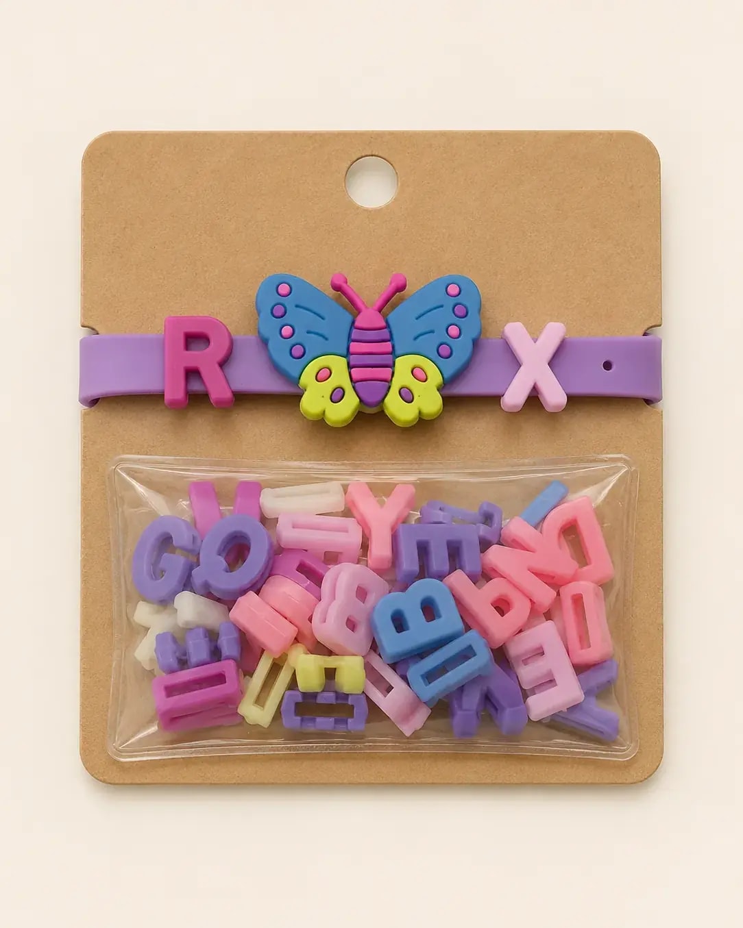 Handmade Creative DIY Alphabet Charm Bracelet Kit for Kids
