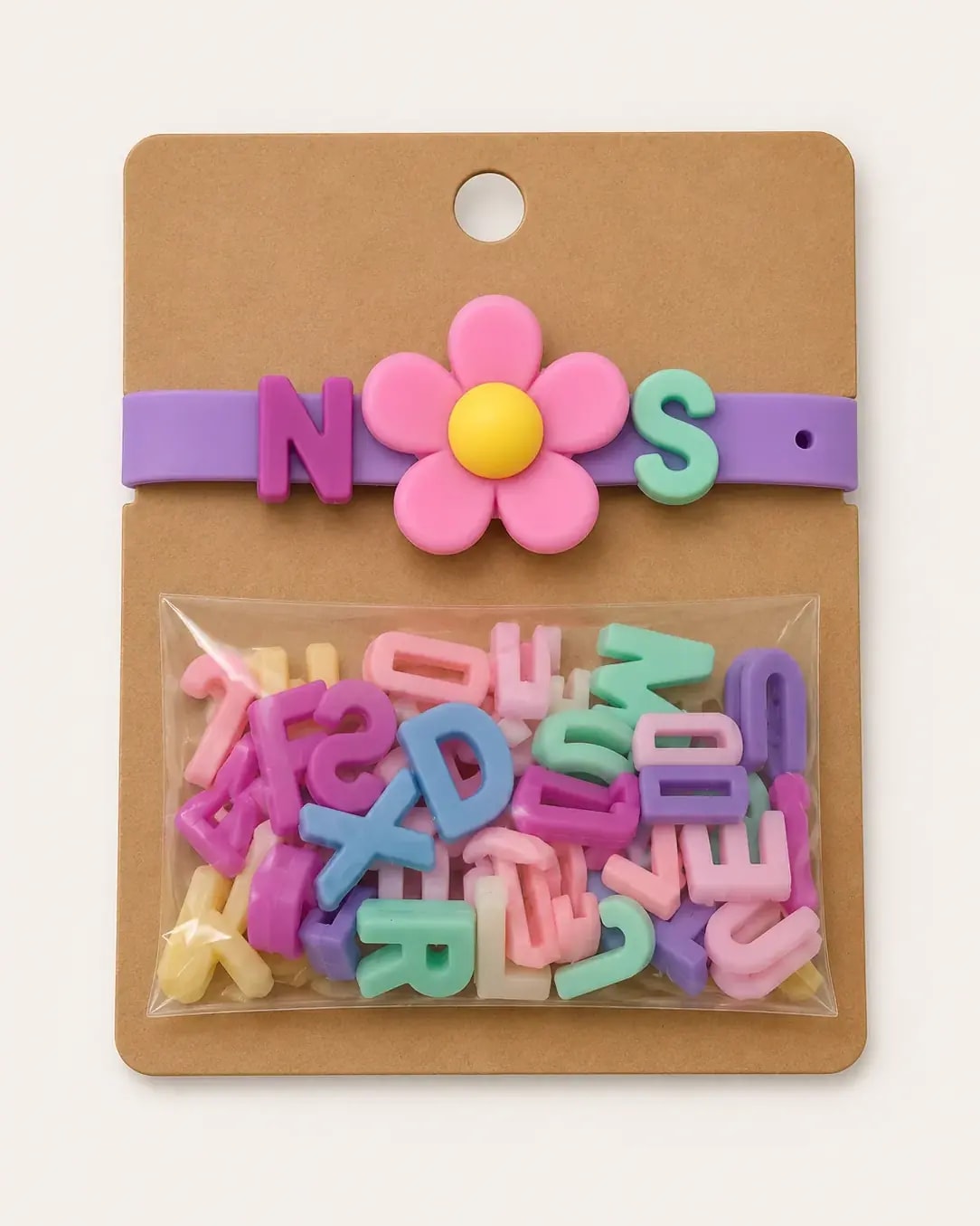 Handmade Creative DIY Alphabet Charm Bracelet Kit for Kids