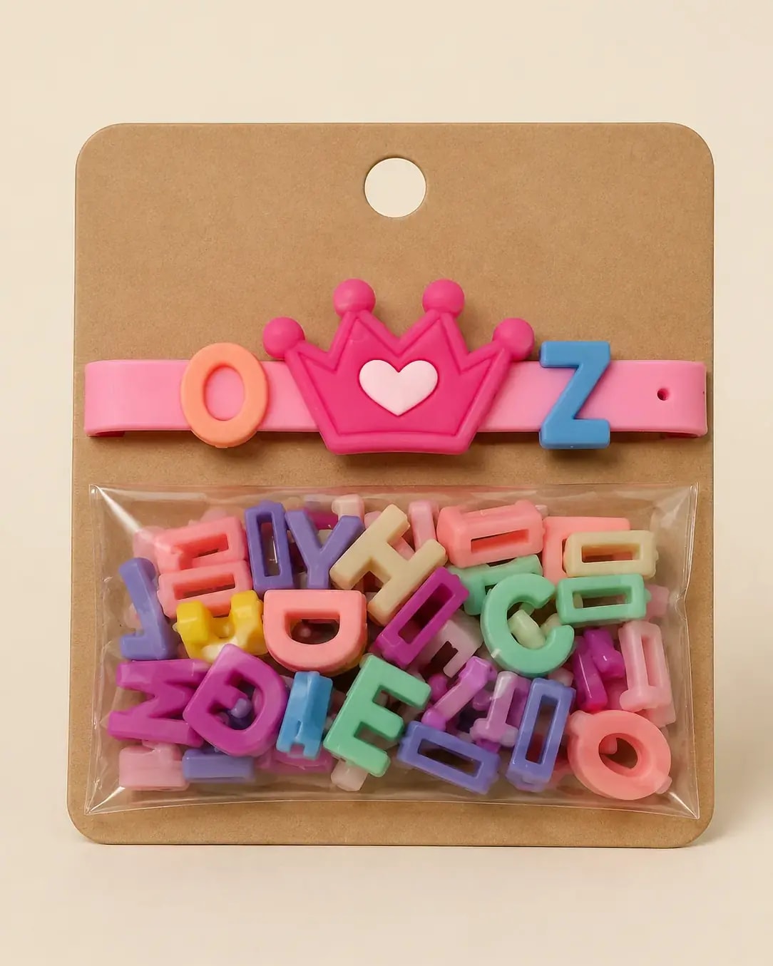 Handmade Creative DIY Alphabet Charm Bracelet Kit for Kids