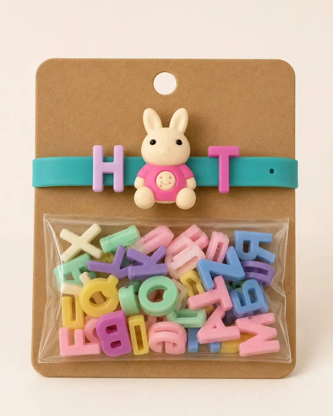 Handmade Creative DIY Alphabet Charm Bracelet Kit for Kids