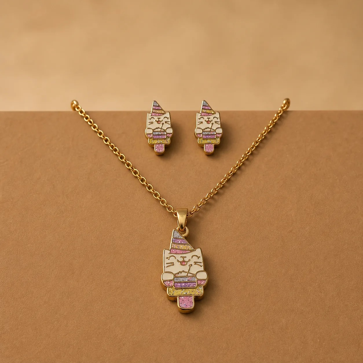 Kitty sugarpop Necklace set
