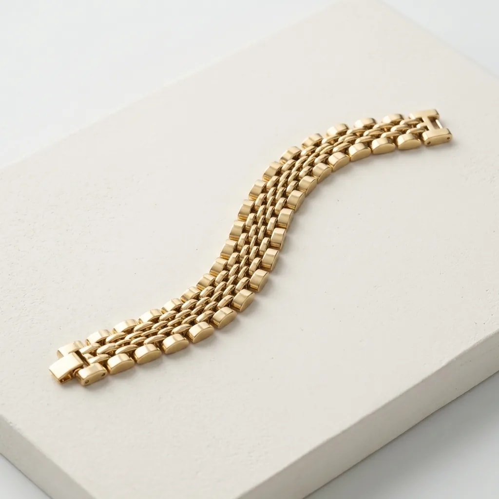 Gold Tone Milan Men's Bracelet