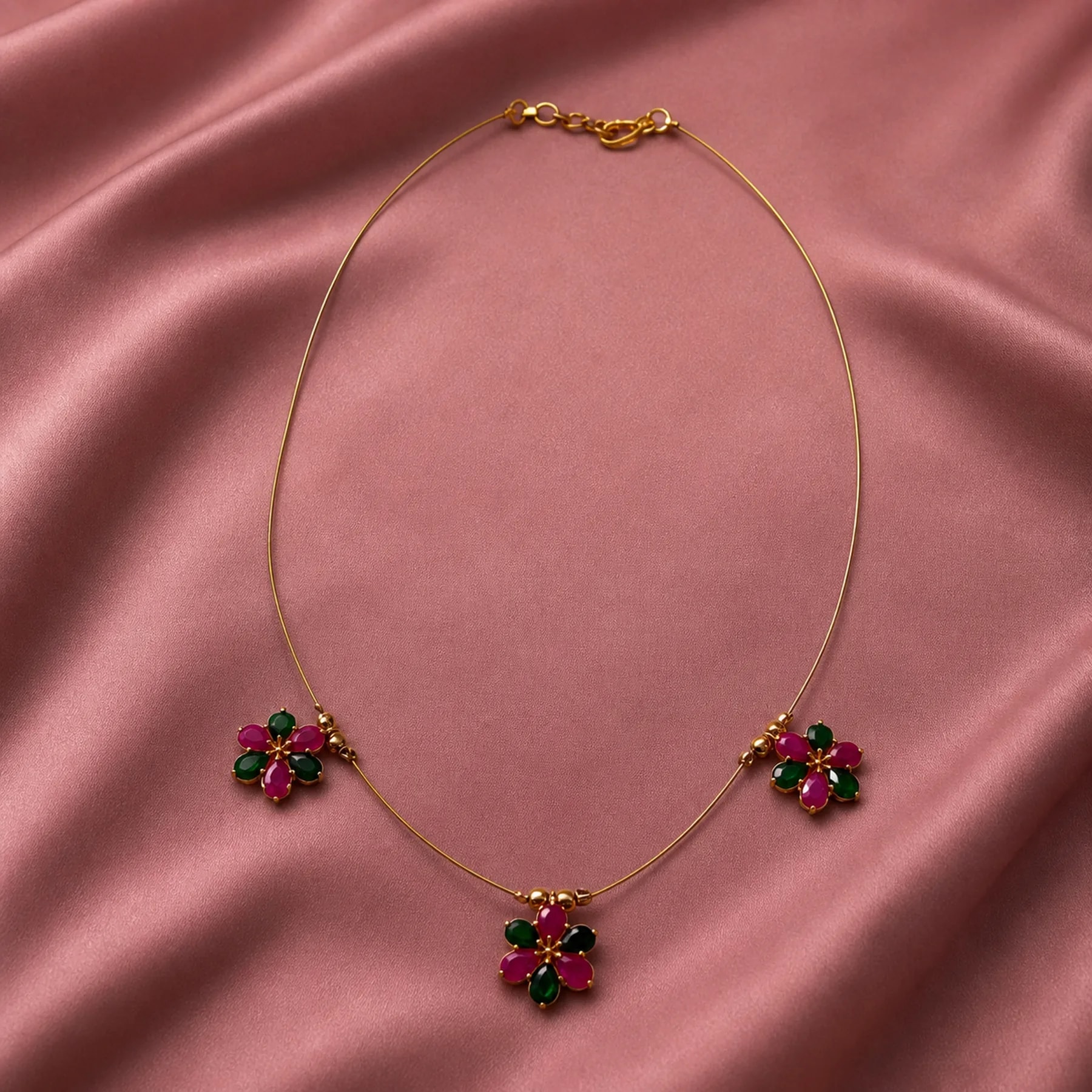 Heritage Bloom Invisible Necklace