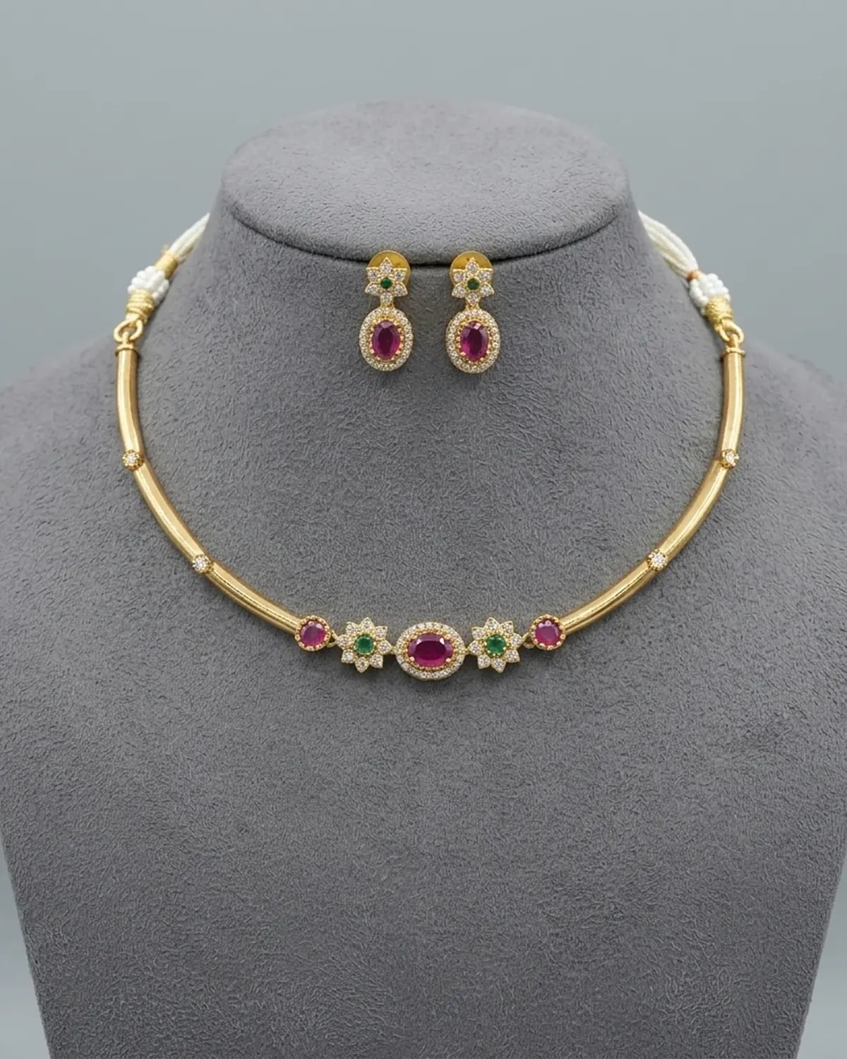 Classic Kada Necklace Set