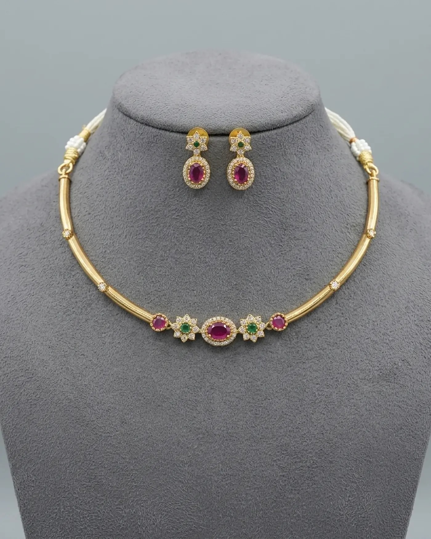 Classic Kada Necklace Set