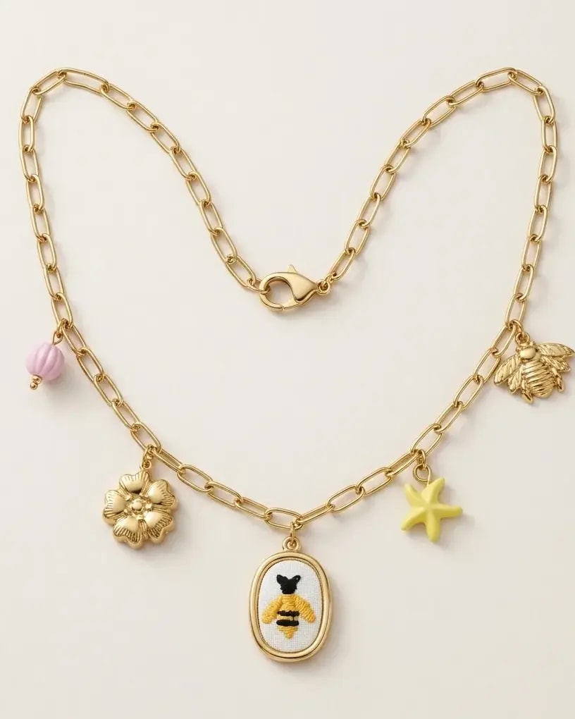 Celestial Honeybee necklace