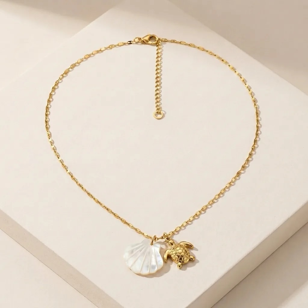 Sea Turtle Treasure Necklace