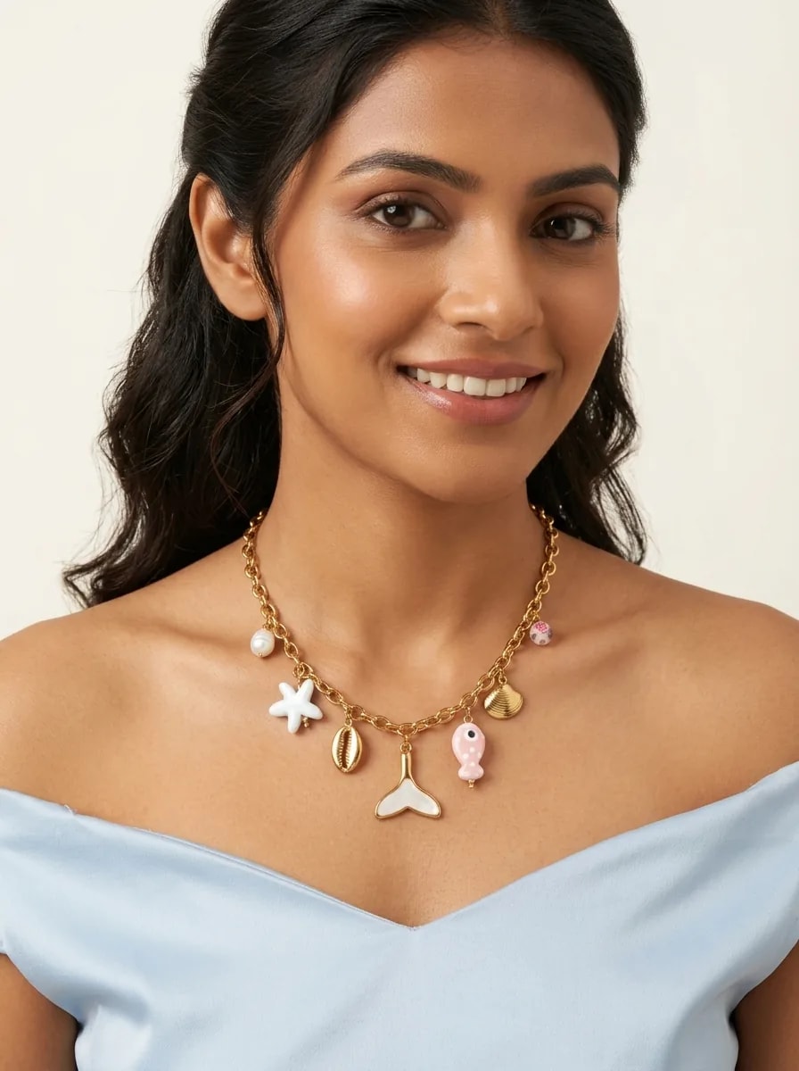 Mermaid Cove Charm Necklace
