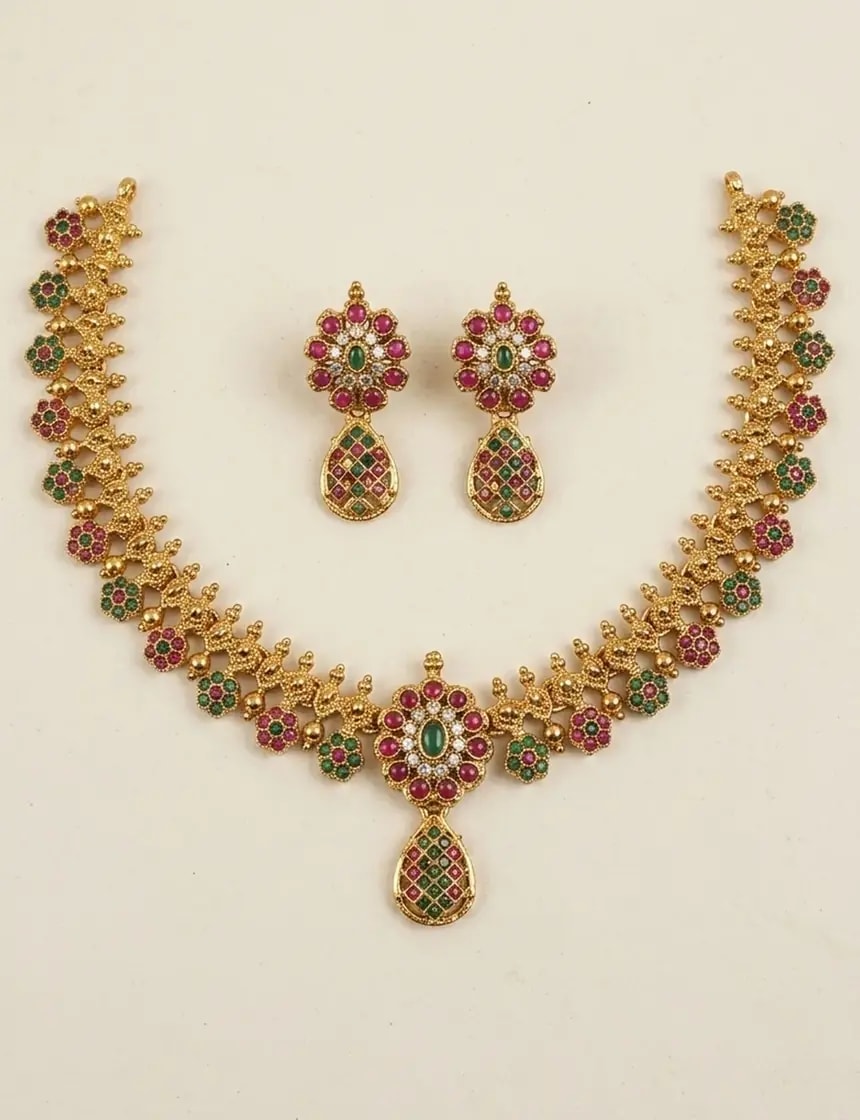 Virasat Antique Necklace Set