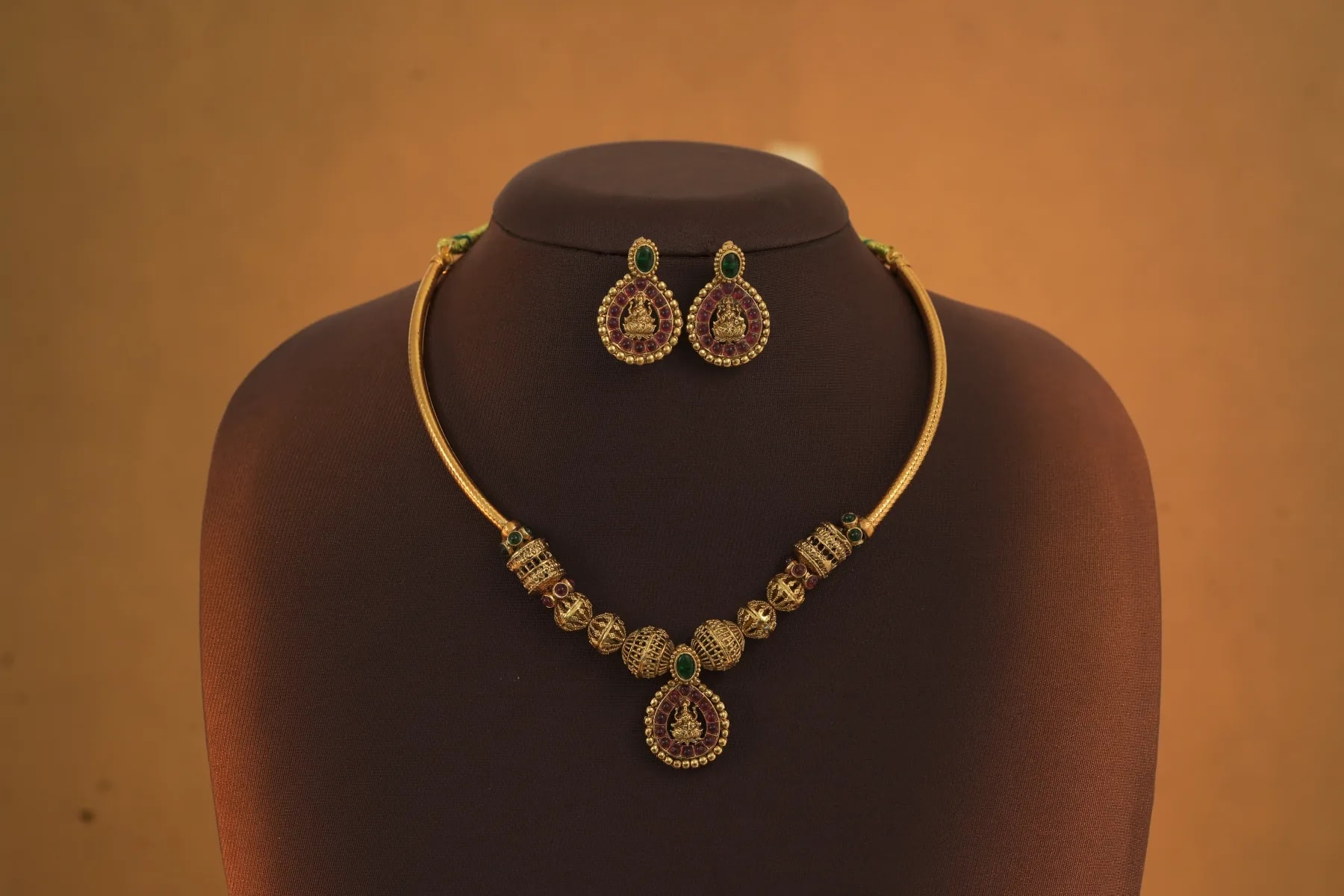 Lakshmi Antique Neck Kada Set