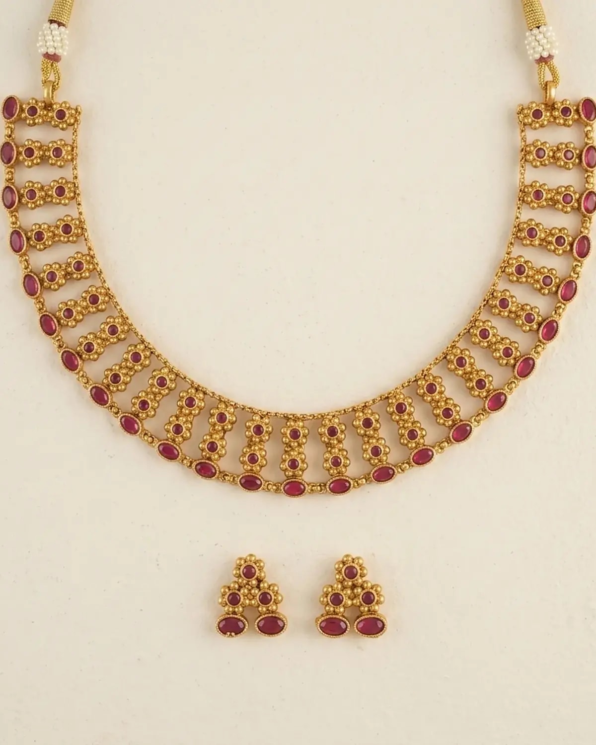 Antique Jaali Necklace Set