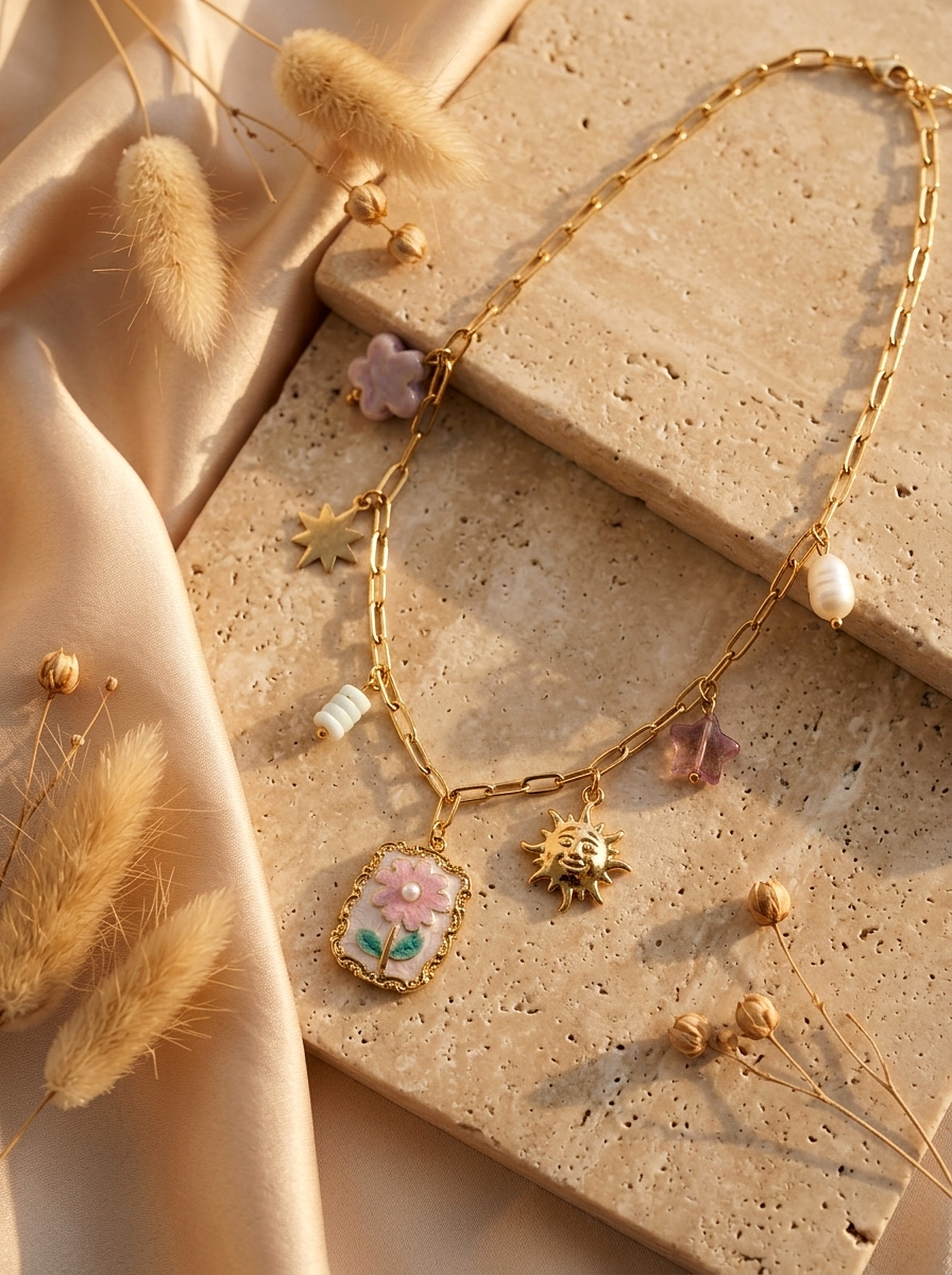 Blossom Garden Charm Necklace
