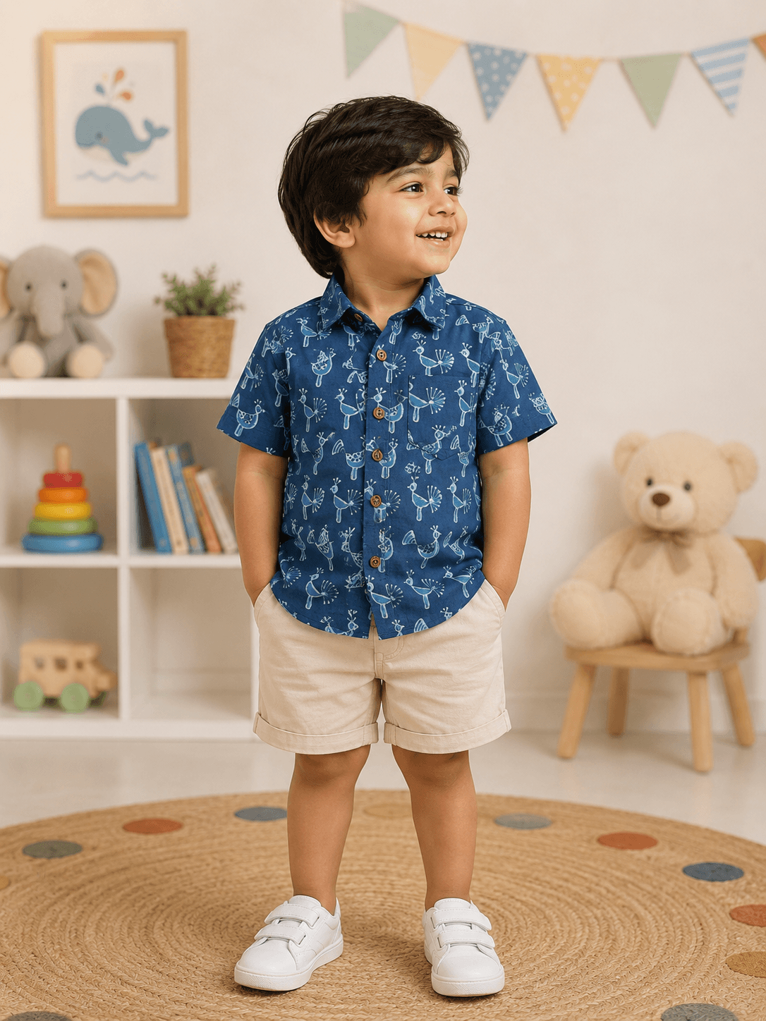 Chidiya Trail Kids cotton Shirt