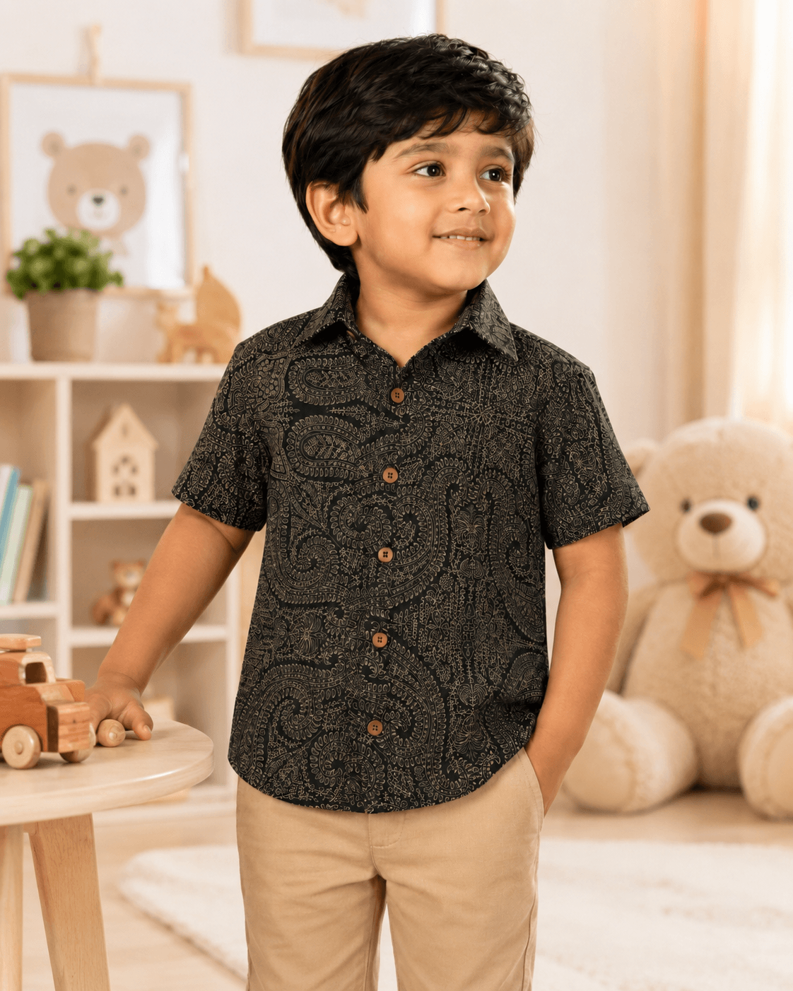 Mitti motif Kids cotton Shirt