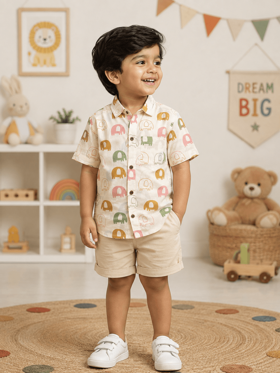 Elephant Parade Kids cotton Shirt