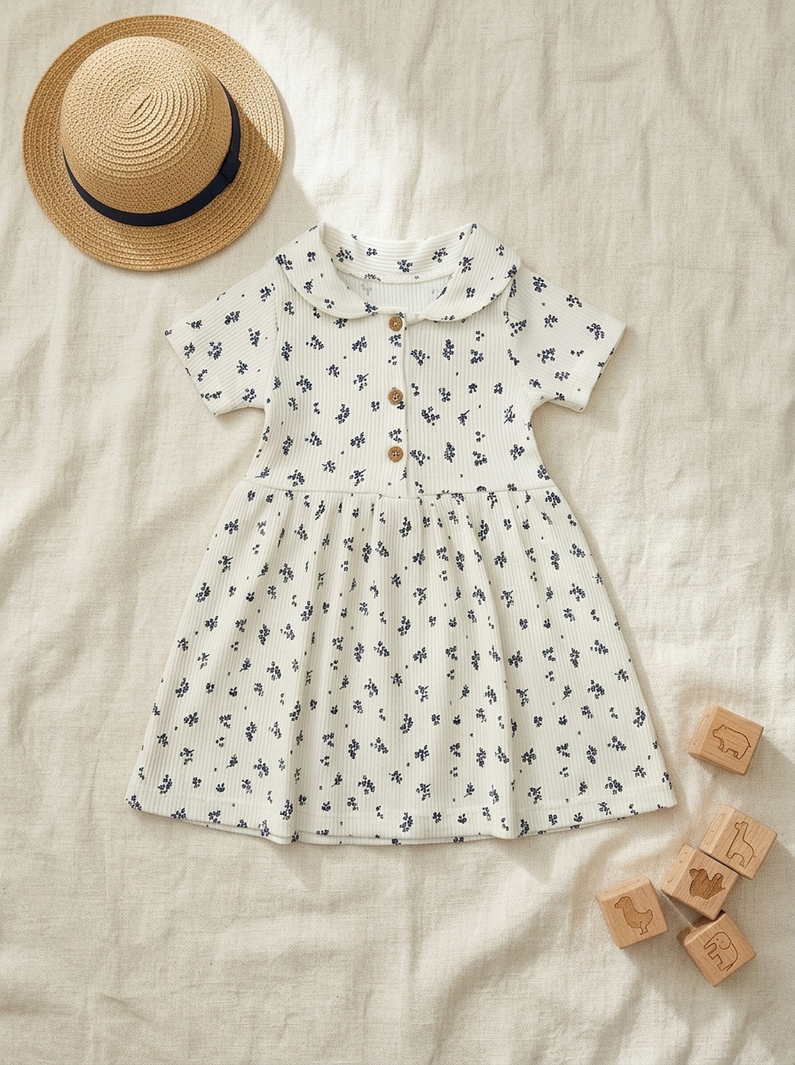 Little Meadow Lycra Cotton Knit Dress