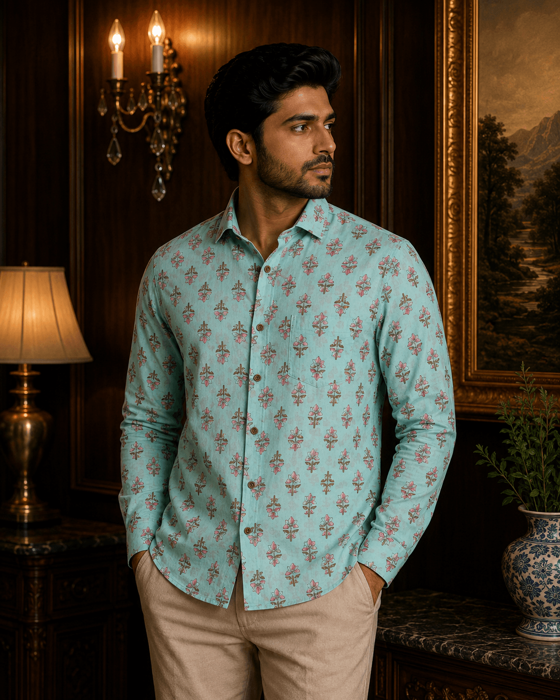 Bagh Printed Cotton Men's Shirt
